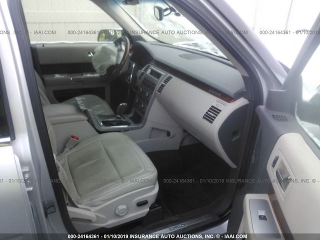 2FMHK6DCXCBD07971 - 2012 FORD FLEX LIMITED SILVER photo 5