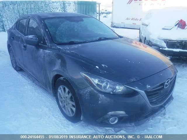 JM1BM1V70E1112582 - 2014 MAZDA 3 TOURING Dark Blue photo 1