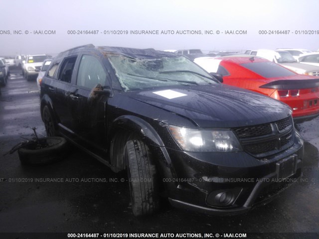 3C4PDCBB4HT643971 - 2017 DODGE JOURNEY SXT BLACK photo 1