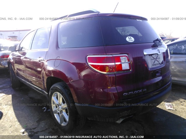 5GZEV33718J254953 - 2008 SATURN OUTLOOK XR/TOURING 栗色 照片 3