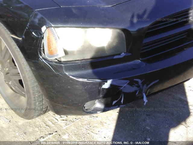 2B3KA43R37H662184 - 2007 DODGE CHARGER SE/SXT BLACK photo 6