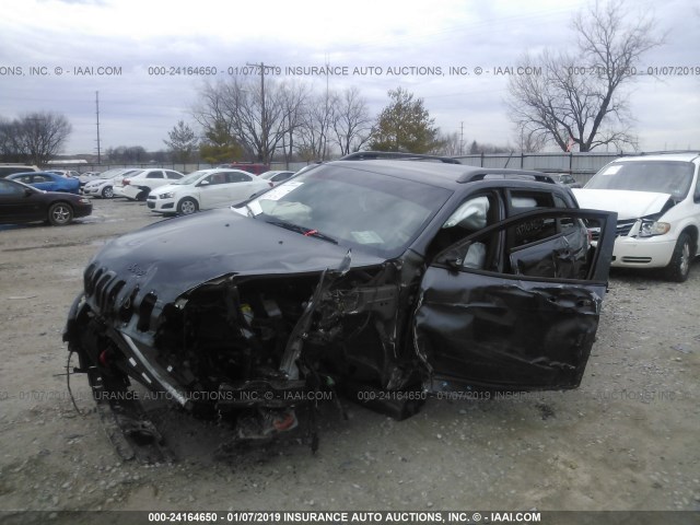 1C4PJMBS9FW710621 - 2015 JEEP CHEROKEE TRAILHAWK 灰色 照片 2