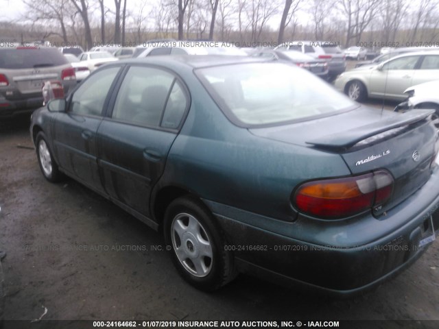 1G1NE52J516159484 - 2001 CHEVROLET MALIBU LS მწვანე ფოტო 3