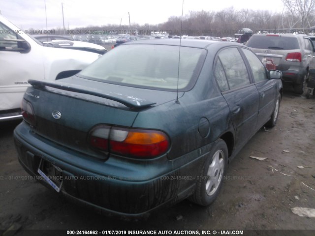 1G1NE52J516159484 - 2001 CHEVROLET MALIBU LS მწვანე ფოტო 4
