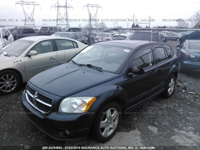 1B3HB48BX7D109824 - 2007 DODGE CALIBER SXT Navy photo 2