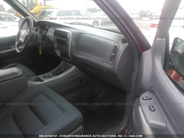 1FMZU67E72UB76146 - 2002 FORD EXPLORER SPORT TRAC  RED photo 5