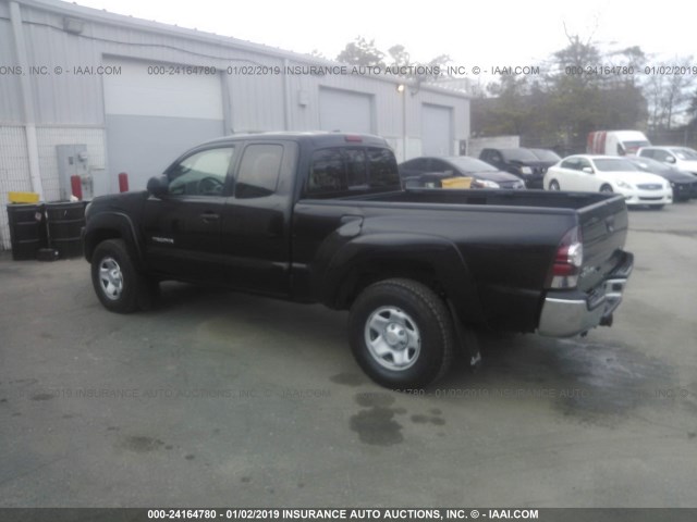 5TEUU4EN3AZ748888 - 2010 TOYOTA TACOMA ACCESS CAB შავი ფოტო 3