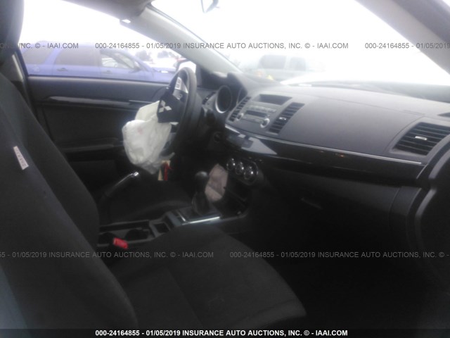 JA32U8FW4CU011179 - 2012 MITSUBISHI LANCER GT WHITE photo 5