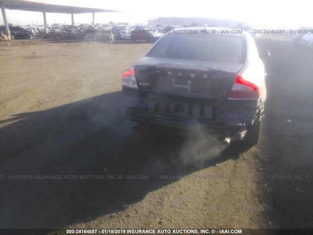 YV1992AH5A1129662 - 2010 VOLVO S80 T6 BLACK photo 6