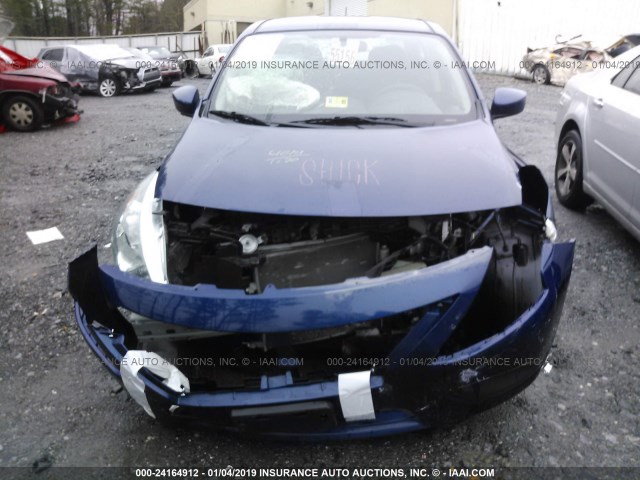 3N1CN7AP5JL815773 - 2018 NISSAN VERSA S/S PLUS/SV/SL BLUE photo 6