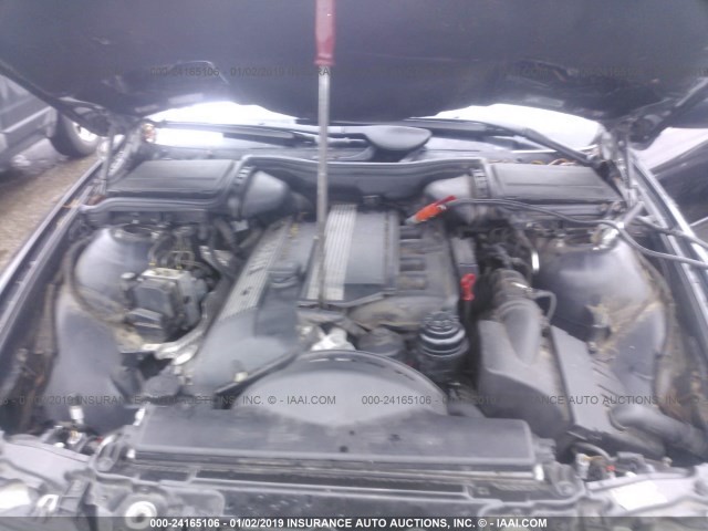 WBADT43493G027463 - 2003 BMW 525 I AUTOMATIC BLACK photo 10