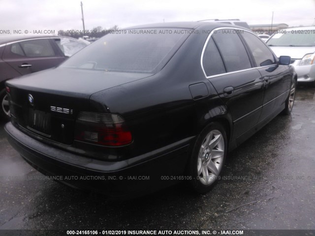 WBADT43493G027463 - 2003 BMW 525 I AUTOMATIC BLACK photo 4