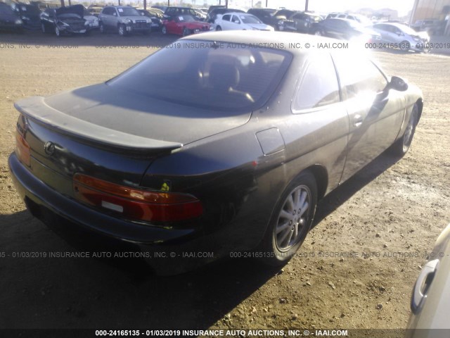 JT8UZ30C3N0018145 - 1992 LEXUS SC 400 BLACK photo 4