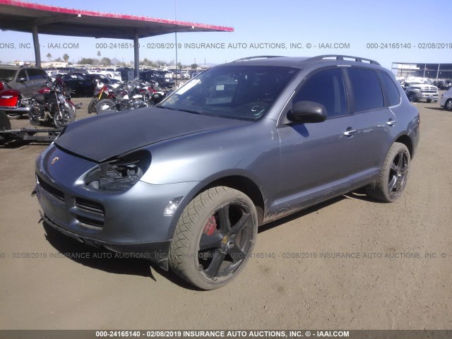 WP1AA29P86LA25456 - 2006 PORSCHE CAYENNE GRAY photo 2