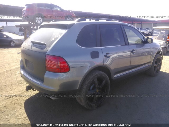 WP1AA29P86LA25456 - 2006 PORSCHE CAYENNE GRAY photo 4