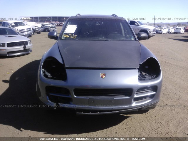 WP1AA29P86LA25456 - 2006 PORSCHE CAYENNE GRAY photo 6