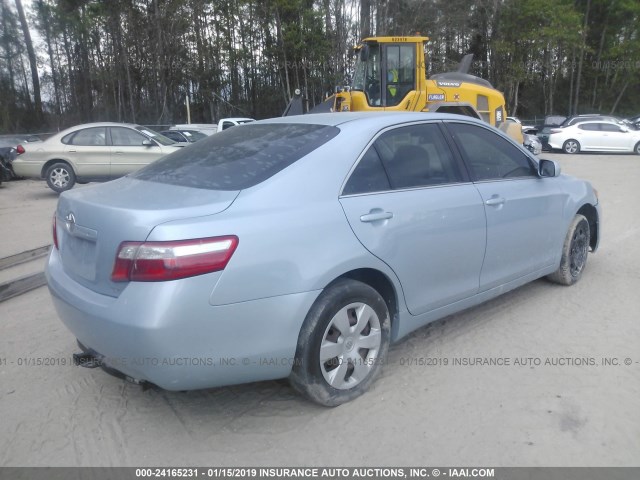 4T1BE46K79U813802 - 2009 TOYOTA CAMRY Light Blue photo 4