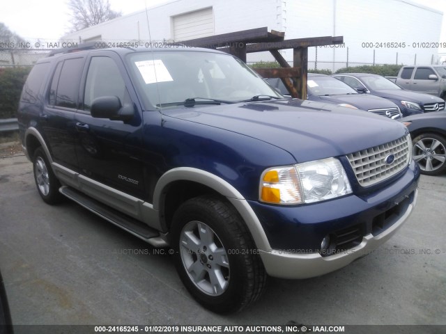 1FMDU74K65ZA57635 - 2005 FORD EXPLORER EDDIE BAUER BLUE photo 1