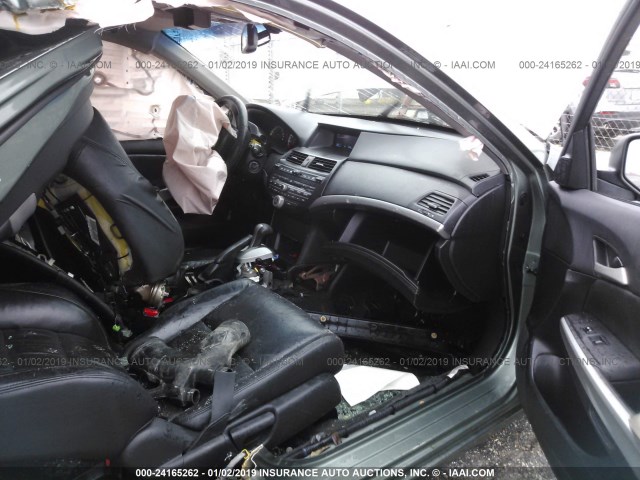 1HGCP26849A136948 - 2009 HONDA ACCORD EXL GREEN photo 5