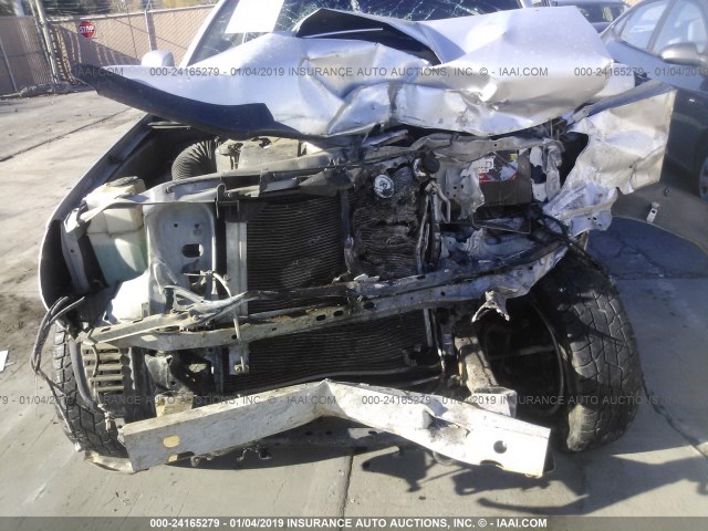 5TELU42N18Z562583 - 2008 TOYOTA TACOMA DOUBLE CAB 银色 照片 6