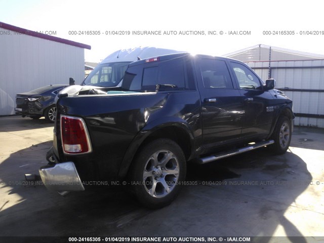 1C6RR7NM2GS344162 - 2016 RAM 1500 LARAMIE BLACK photo 4