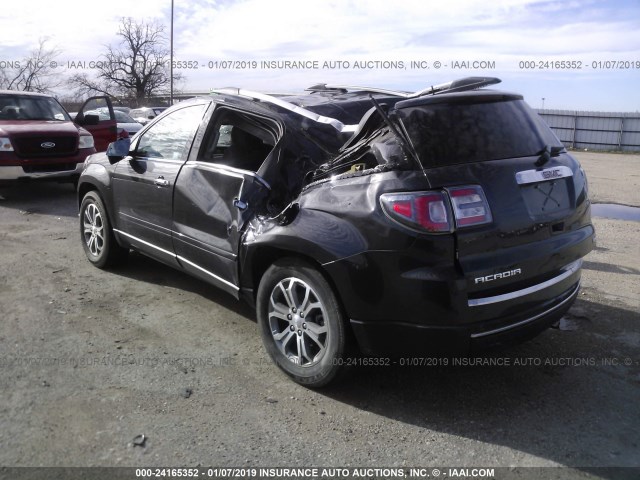 1GKKVRKD2GJ153535 - 2016 GMC ACADIA SLT-1 BLACK photo 3