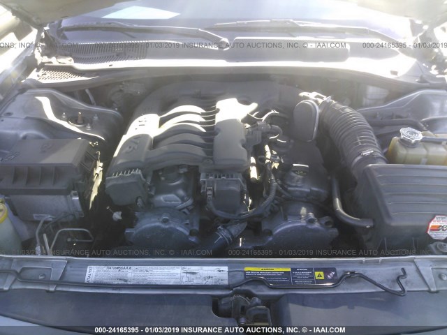 2B3KA43G46H390760 - 2006 DODGE CHARGER SE/SXT GRAY photo 10