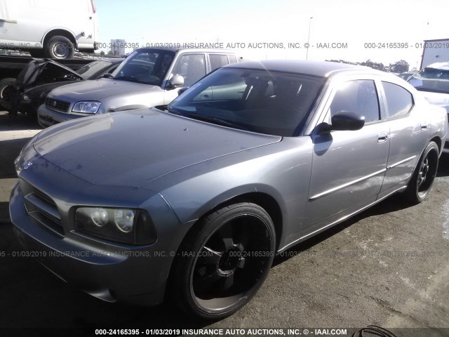 2B3KA43G46H390760 - 2006 DODGE CHARGER SE/SXT GRAY photo 2