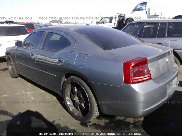 2B3KA43G46H390760 - 2006 DODGE CHARGER SE/SXT GRAY photo 3