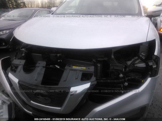 KNMAT2MV3JP549147 - 2018 NISSAN ROGUE S/SV SILVER photo 6