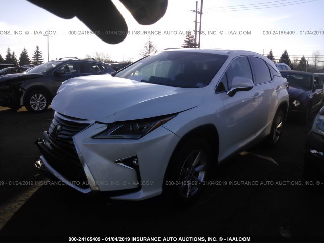 2T2BZMCA9JC165879 - 2018 LEXUS RX 350/BASE/F SPORT WHITE photo 2