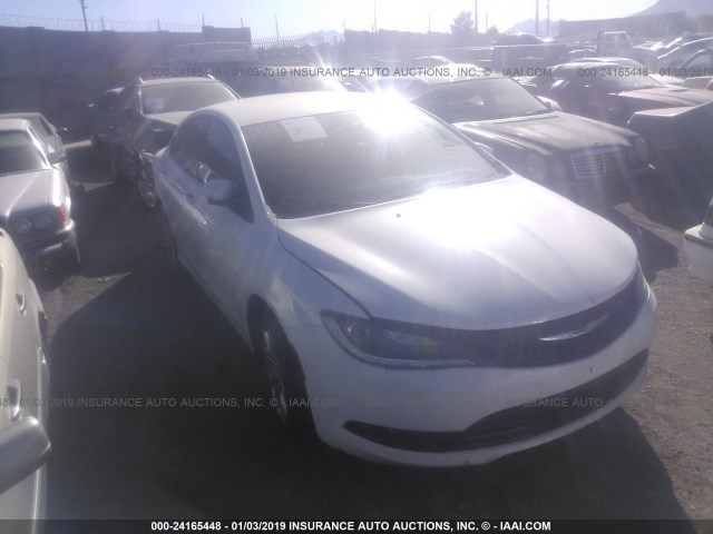 1C3CCCBB7FN715281 - 2015 CHRYSLER 200 WHITE photo 1