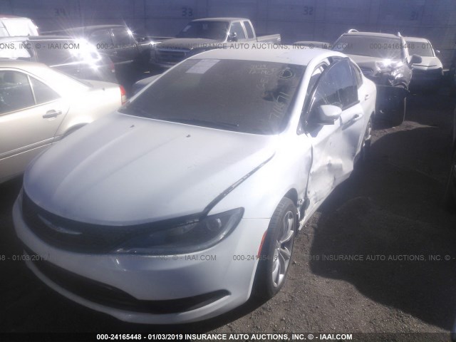 1C3CCCBB7FN715281 - 2015 CHRYSLER 200 WHITE photo 2