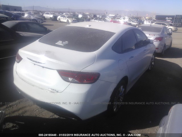 1C3CCCBB7FN715281 - 2015 CHRYSLER 200 WHITE photo 4