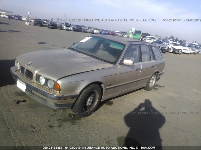 WBAHJ6321SGD24827 - 1995 BMW 525 IT AUTOMATIC GOLD photo 2
