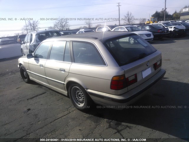 WBAHJ6321SGD24827 - 1995 BMW 525 IT AUTOMATIC GOLD photo 3