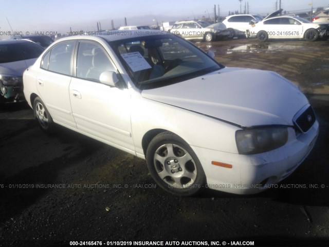 KMHDN45D93U616147 - 2003 HYUNDAI ELANTRA GLS/GT WHITE photo 1