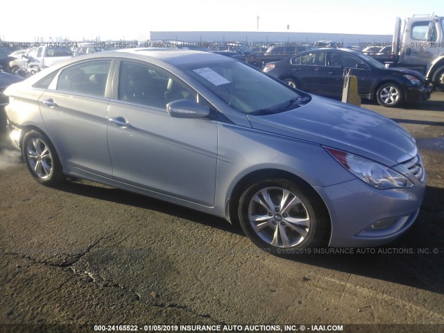 5NPEC4AC3BH163678 - 2011 HYUNDAI SONATA SE/LIMITED SILVER photo 1