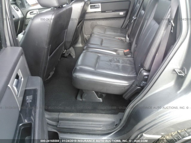 1FMJU2A56CEF58095 - 2012 FORD EXPEDITION LIMITED GRAY photo 8