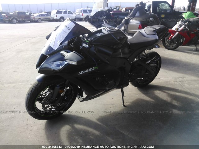 JKAZXCJ18FA025754 - 2015 KAWASAKI ZX1000 J BLACK photo 2