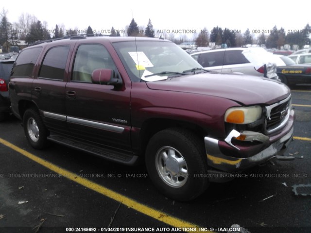 1GKEK13Z53J274670 - 2003 GMC YUKON RED photo 1