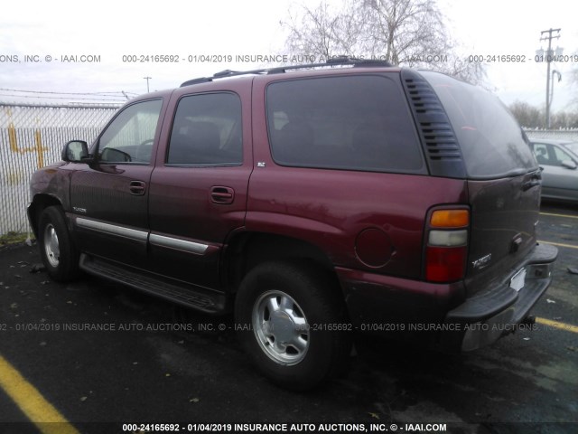 1GKEK13Z53J274670 - 2003 GMC YUKON RED photo 3