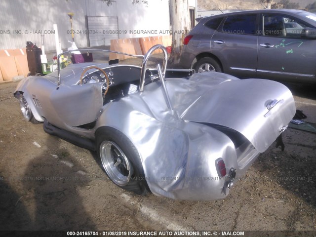 CA966781 - 2008 FORD COBRA SILVER photo 3