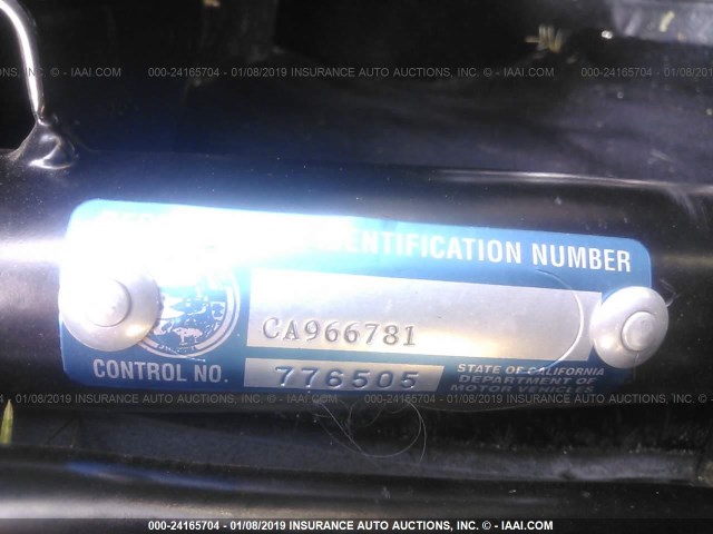 CA966781 - 2008 FORD COBRA SILVER photo 9