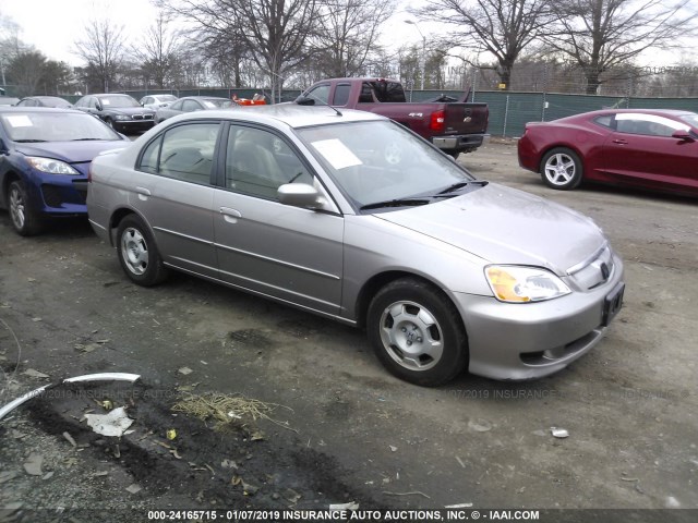 JHMES966X3S024944 - 2003 HONDA CIVIC HYBRID SILVER photo 1