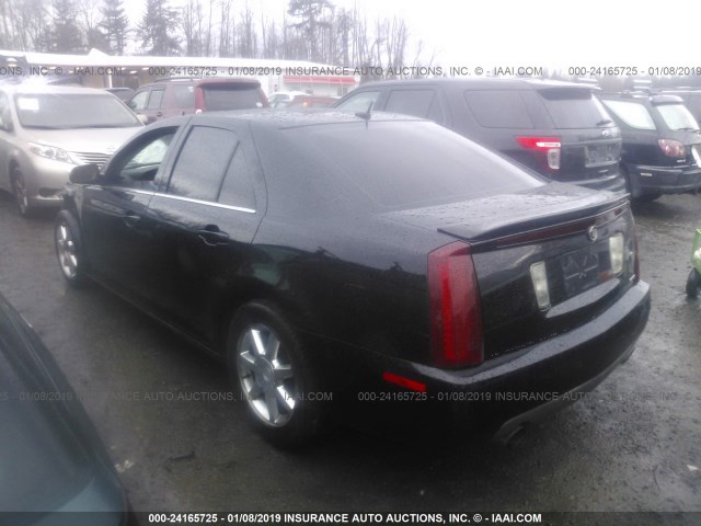 1G6DW677650204902 - 2005 CADILLAC STS BLACK photo 3