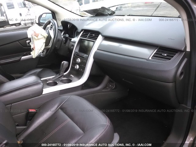 2FMDK4JC4DBE15401 - 2013 FORD EDGE SEL TAN photo 5