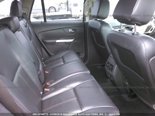 2FMDK4JC4DBE15401 - 2013 FORD EDGE SEL TAN photo 8