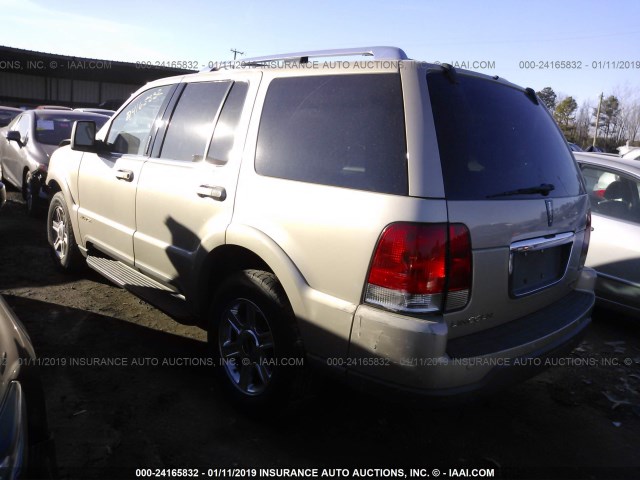 5LMEU68H85ZJ04030 - 2005 LINCOLN AVIATOR 棕色 照片 3