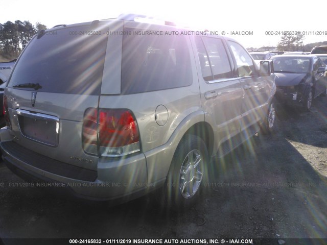 5LMEU68H85ZJ04030 - 2005 LINCOLN AVIATOR 棕色 照片 4